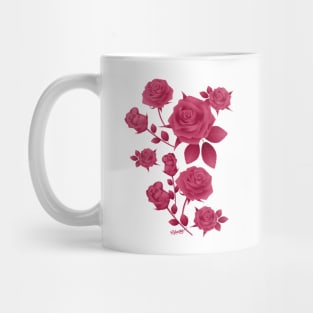 Pink Roses Mug